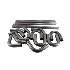 Universal Mild Steel Dual Exhaust Mandrel Bend Kit 2-14 Inch