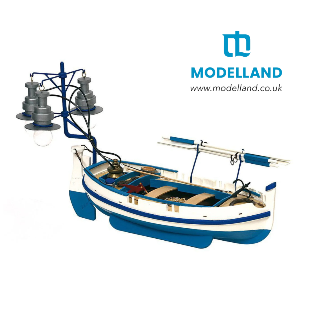 Calella Bot De Llum Light Boat Detailed Model Boat Kit Occre 52002 Scale 1:15