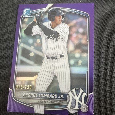 2025 Bowman Draft - Chrome George Lombard Jr. #BDC-43 Purple Refractor /250 (RC)
