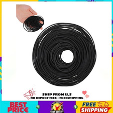 100 Pcs Recorder Rubber Belts Cassette Recorder Repair Maintenance Mix Flat
