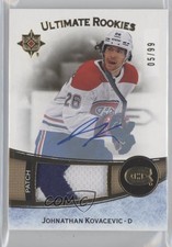 2022-23 Ultimate Collection Rookies 5/99 Johnathan Kovacevic #134 Patch Auto mq5