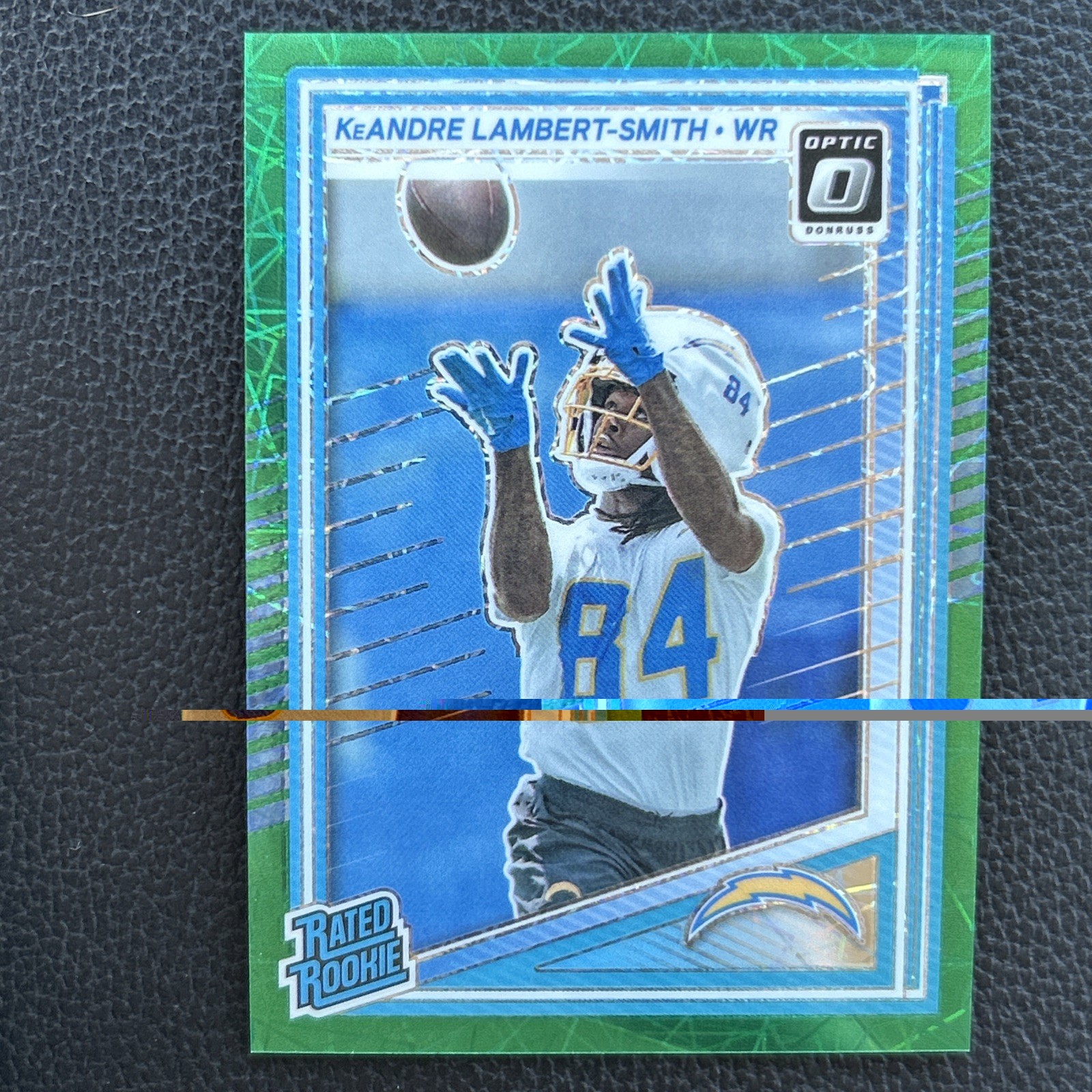 2025 Panini Donruss Keandre Lambert-Smith Optic Preview Green Velocity Prizm RC