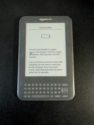 Amazon Kindle Keyboard 4GB, Wi-FI + 3G, 6in eBook Reader - Graphite