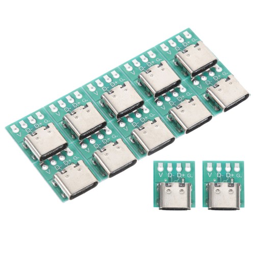 12 Pcs USB C-type Splitter Board to Converter PCB Support Module