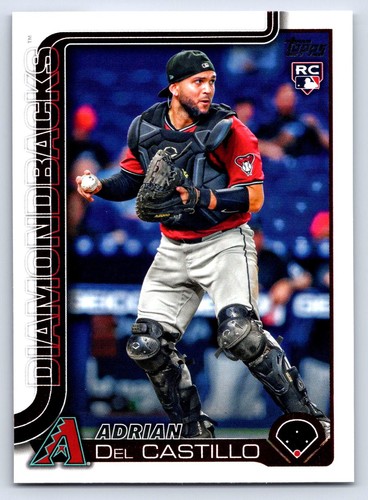 Adrian Del Castillo 2025 Topps Series 1 RC #226 Arizona Diamondbacks Baseball - Picture 1 of 2
