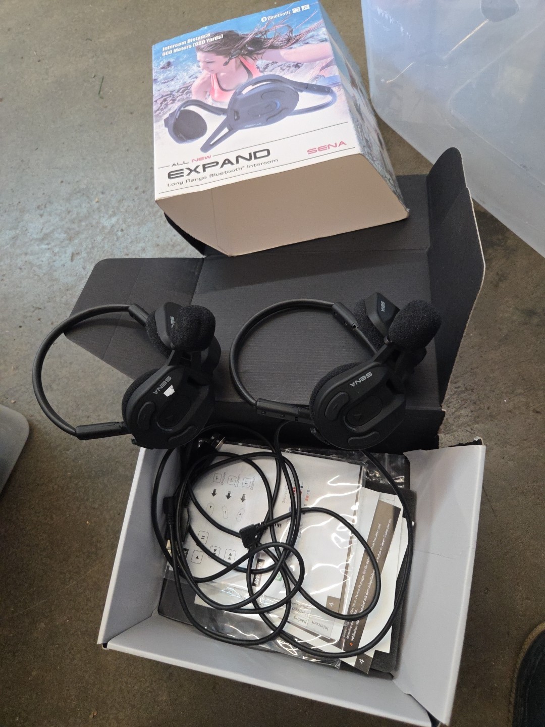 Set Of 2 Sena - Expand - Long Range Bluetooth Intercom - EXPAND - 980 Yards 