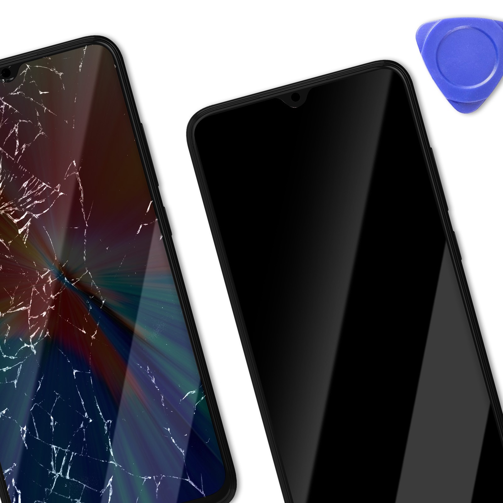 Ecran Xiaomi Redmi Note 8 Cassé Solution de Réparation avec Châssis - 4