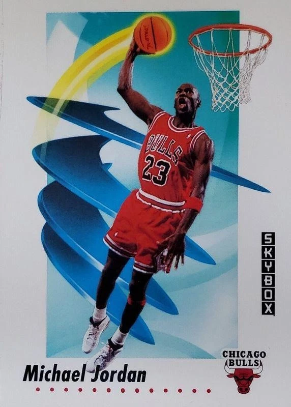 1991-92 NBA Skybox Series 1 Basketball Factory Sealed Pack - Michael Jordan - image 2 of 3