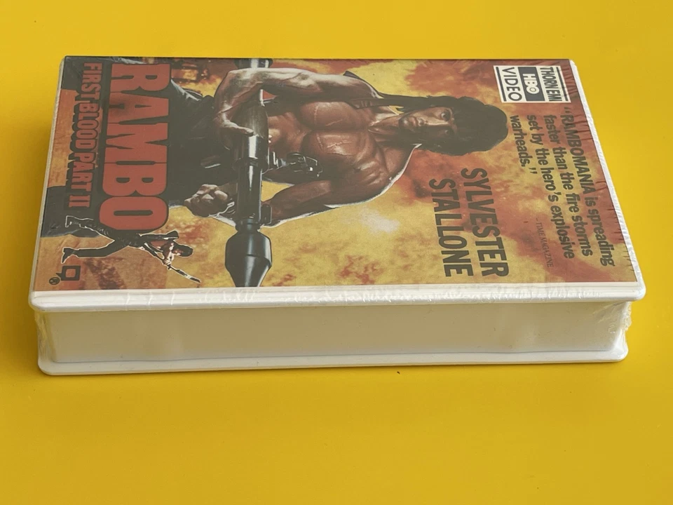 RAMBO BETAMAX TAPE NOT VHS FIRST PRINT FIRST BLOOD 2 - Image 3 of 4