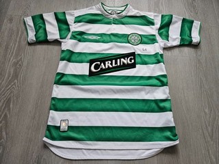 Mens Umbro Celtic HARRY #01 Home football shirt 2003 2004 Size S