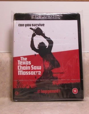 The Texas Chain Saw Massacre 4K Ultra HD Second Sight Films New Sealed