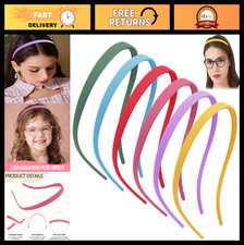 Comfortable Headbands for Glasses Wearers - No Pressure, Non-Slip Hairbands, 6 P