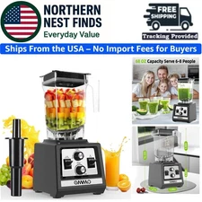 Effortless Smoothie Blender with Dishwasher Safe 68oz Pitcher & Recipe Guide