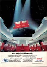 Vintage Ad w/ Protective Cover - British Airways