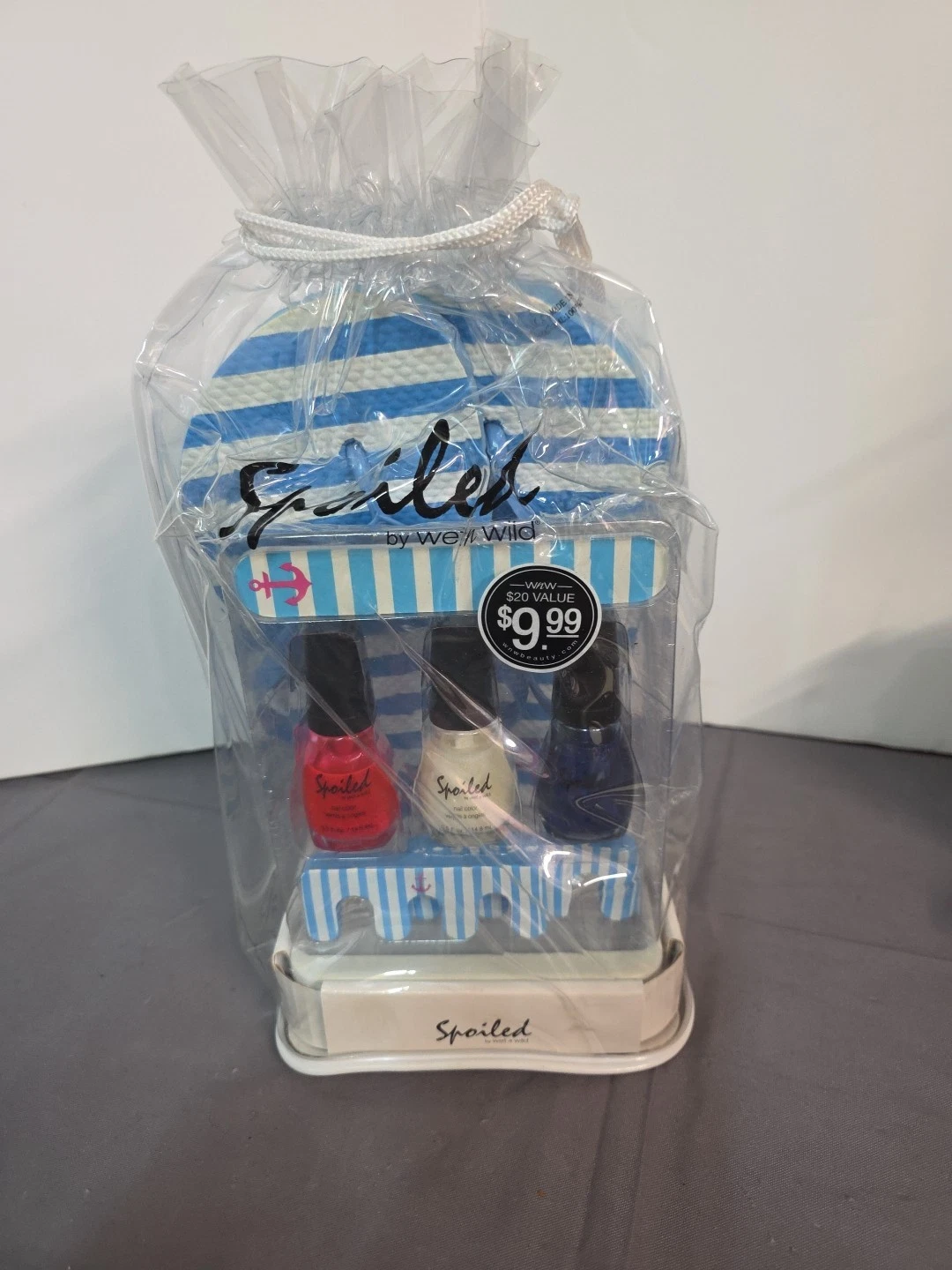 Vintage Wet N Wild Spoiled Nail Polish Lot With Flip Flops And Toe Separators