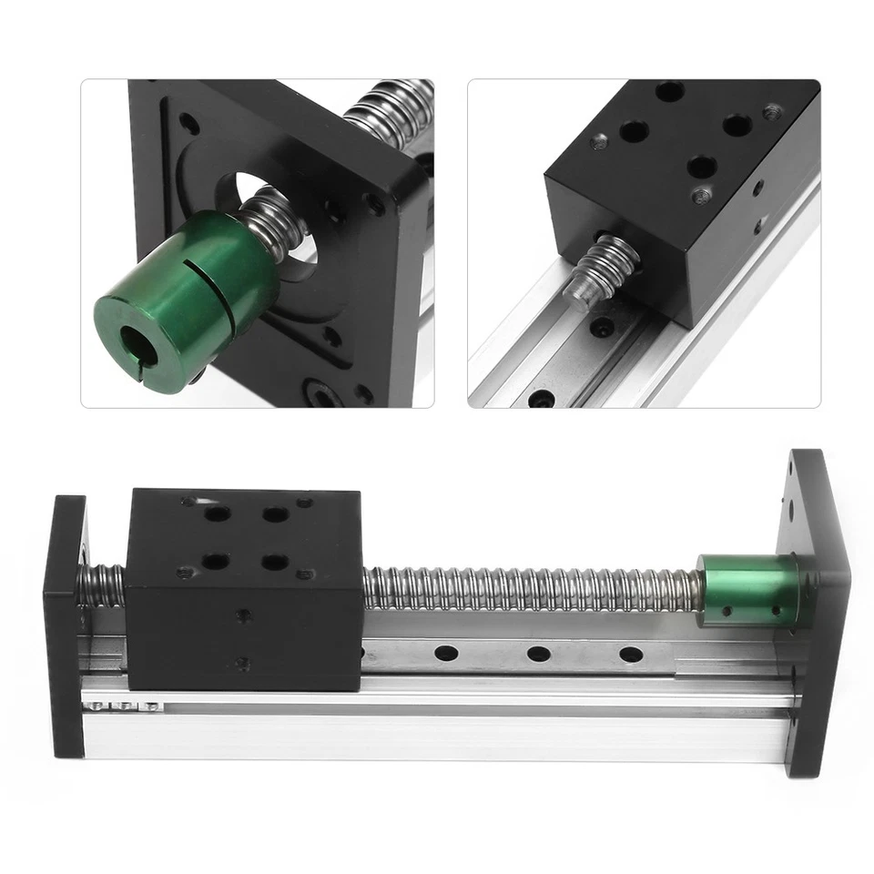 Precision Sliding Table Ball Screw Linear Stage Slide Effective Stroke 150mm For - Immagine 3 di 4