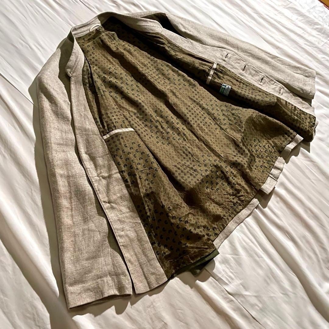 USED VINTAGE TYROLEAN PATCHWORK LINEN JACKET BY K… - image 13