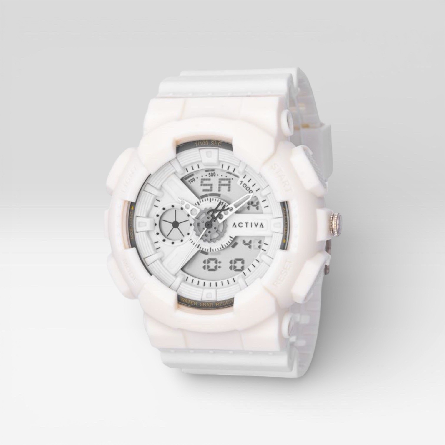 Activa Pixel X Invicta Digital Men's Uni Sports Watch - 50mm. White (ACW498-009)