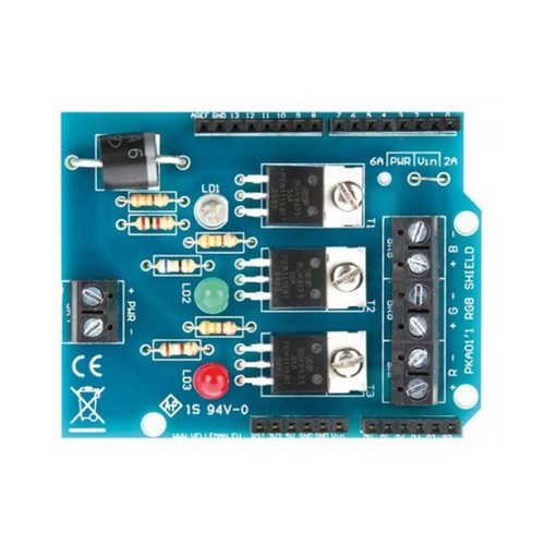 Kit Shield RGB Pwm Arduino Kontrolle LED Max 50V 6A Ideal für Streifen, Strahler - Picture 2 of 4