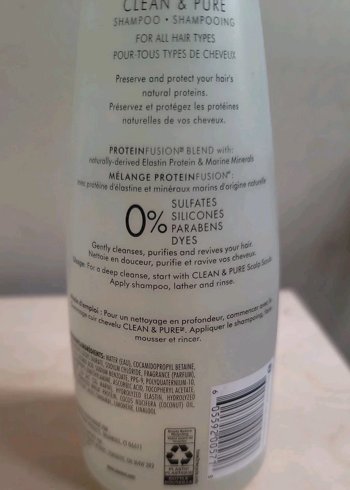 Nexxus Clean & Pure Shampoo & Conditioner Set Nourishing Detox 13.5oz - Image 3 of 4