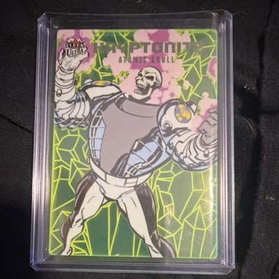 2025 Fleer Ultra Superman Green Kryptonite Atomic Skull H-14 