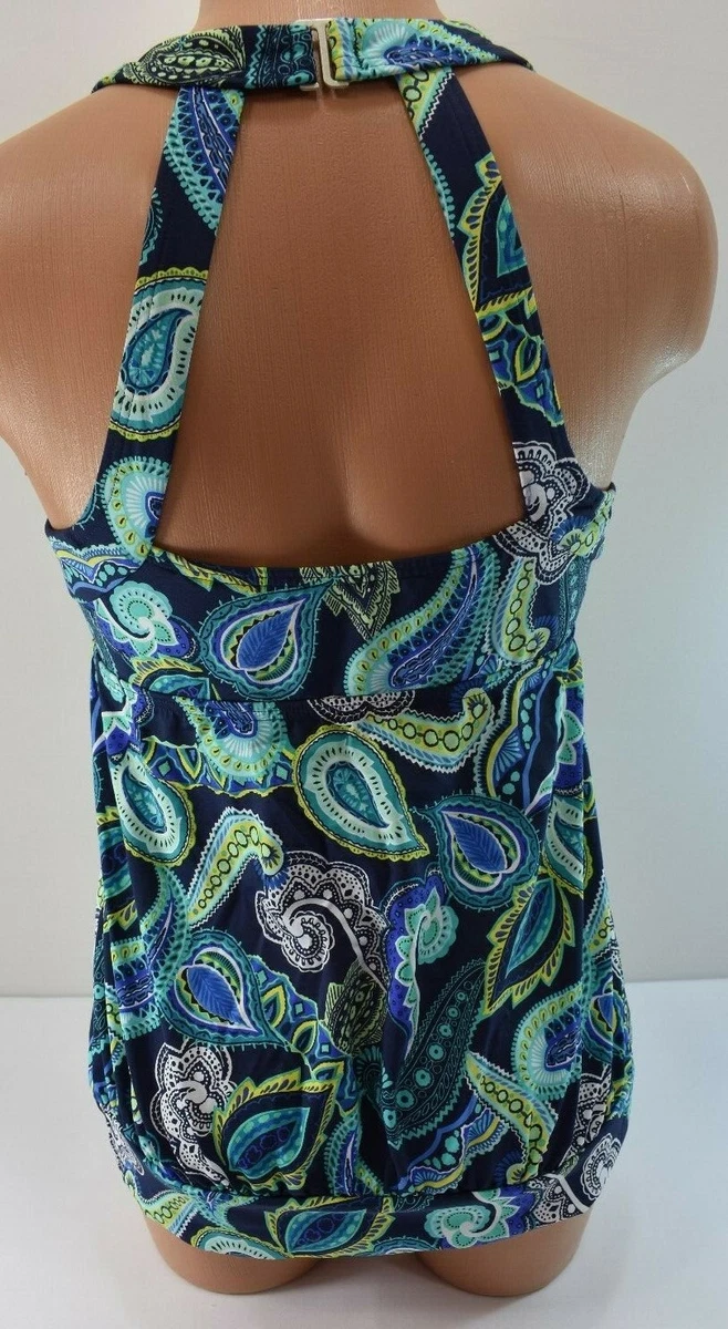 Lands end blouson tankini sales
