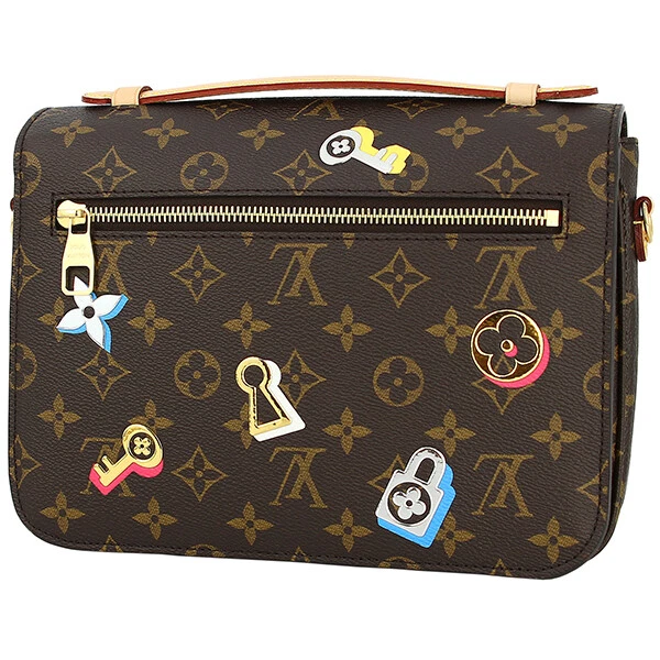 Louis Vuitton Pochette Metis Limited Edition Love Lock Monogram Canvas at  1stDibs