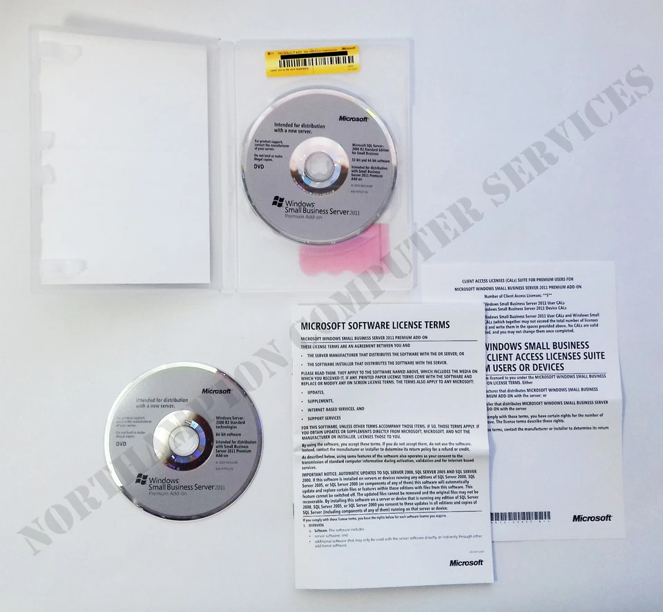 Microsoft SBS 2011 Premium Add-On SQL 2008 R2 5 CALS SMALL BUSINESS SERVER - VAT - Image 2 of 4