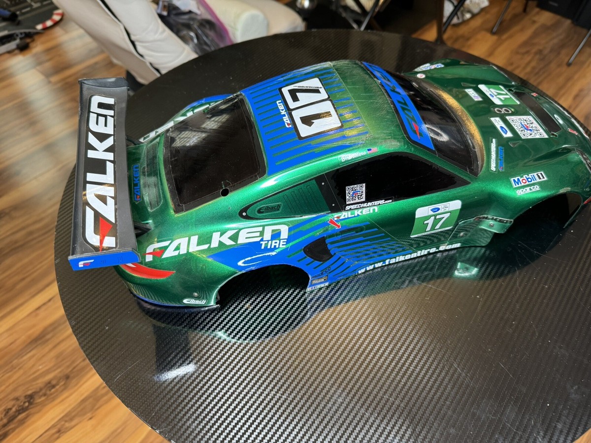 1/10 Porsche Gt3 RSR Falken Body Custom | eBay