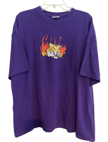 Vintage LSU Football Who’s Hot/Not Purple Shirt Alabama Florida Gators XXL USA - Picture 2 of 4