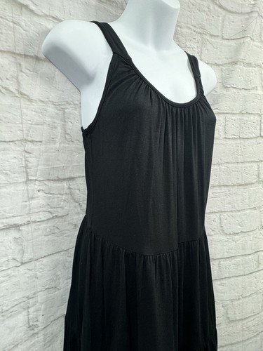 F&F Summer Shift Dress Black Size 6 Casual Holiday Sleeveless Stretchy Holiday - Picture 5 of 8