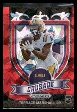 2021 Prizm Draft Picks #180 Terrace Marshall Jr. RED ICE Rookie LSU