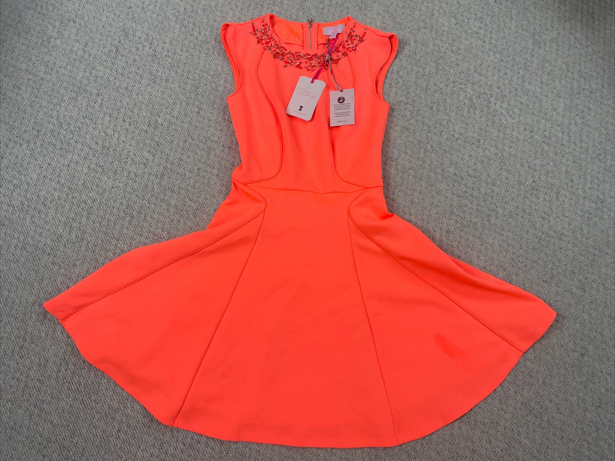 Ted baker hotsell orange skater dress