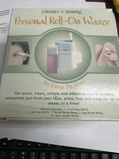 Clean + Easy Personal Roll-On Waxer Kit  Easy Hair Removal At Home Waxing