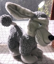 Vintage Tonka POOCH PATROL 12  Plush Gray Poodle -GG