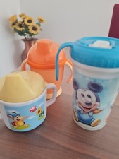 Set 3 Trinkbecher Trinklerntassen Tassen für Babys Kleinkinder