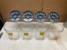 4-Pack Alpha Round Electronic Alarm Storage Security Baby Formula Containers