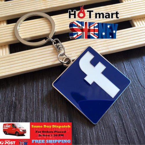 FBook Keyring Car Keyring Metal Home Keyring FB Keyring FB Key ring Gift for Key