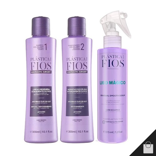 Cadiveu Plastica dos Fios Post Sealing Home Care Kit Pos Selagem Hair Treatment - Picture 3 of 4
