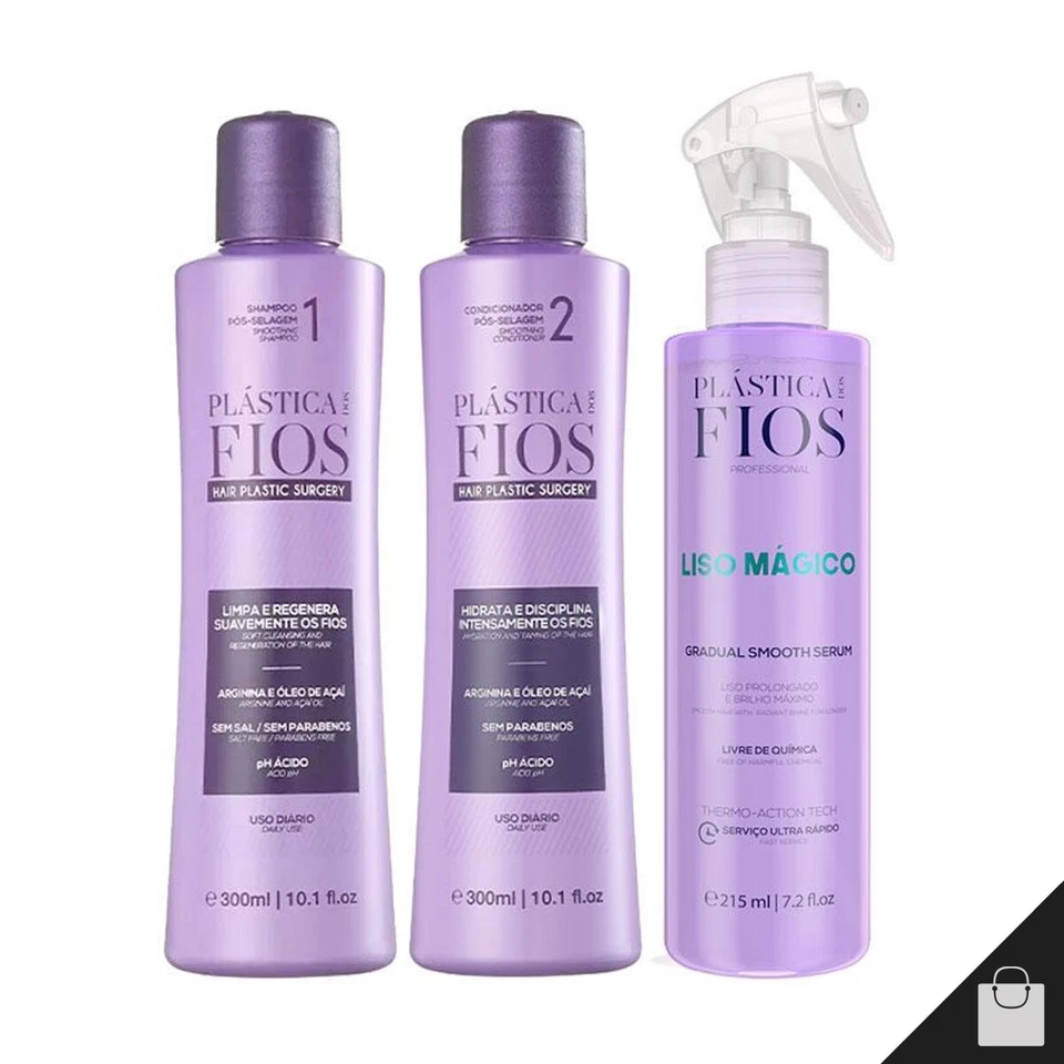 Cadiveu Plastica dos Fios Post Sealing Home Care Kit Pos Selagem Hair Treatment - Image 3 of 4