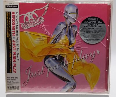 AEROSMITH Just Push Play JAPAN CD SRCS 2440 PROMO 2001 NEW s11925