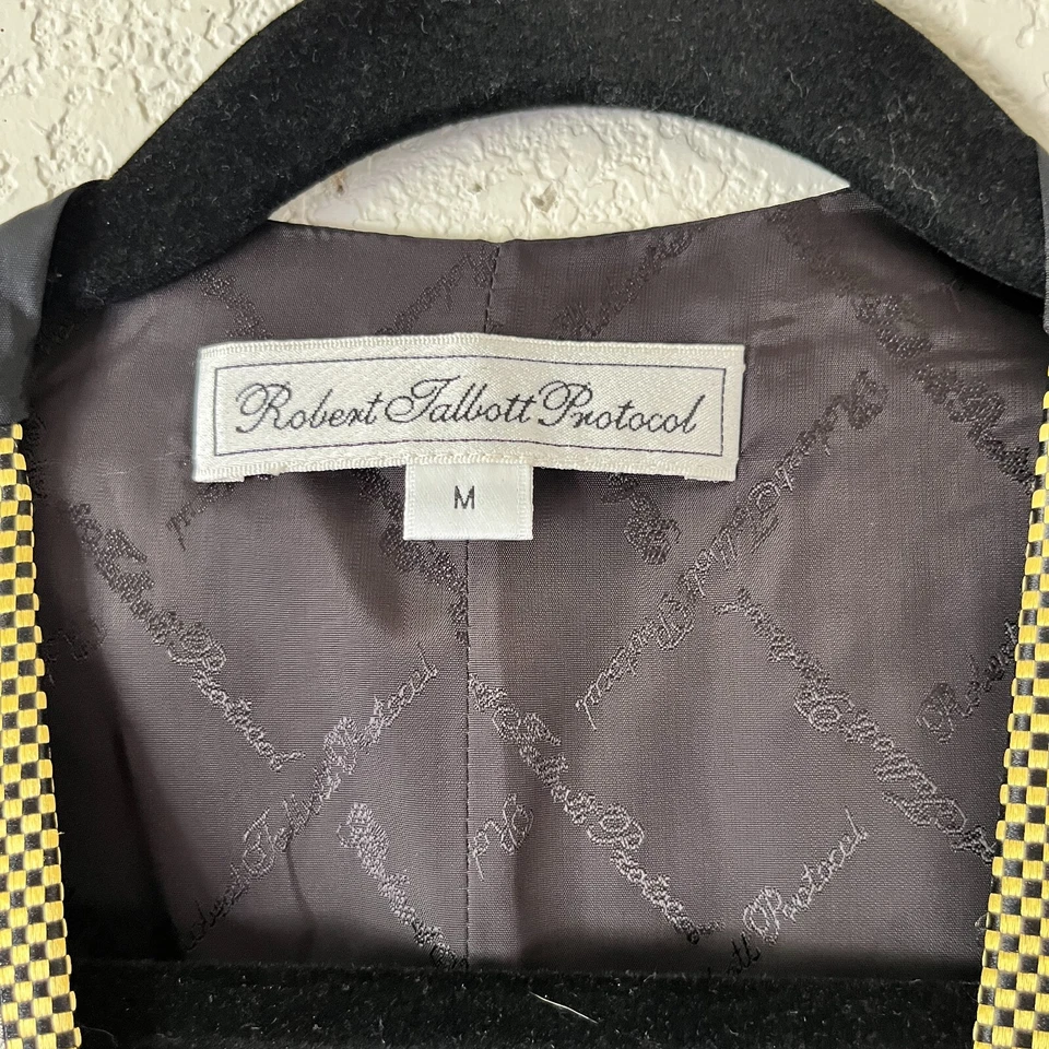 Chaleco de tres botones Robert Talbott Protocol para hombre cuello chal mediano Foto 4 de 4