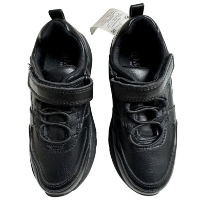 BNWT M&S Ultimate Comfort Padding Boys Black School Shoes