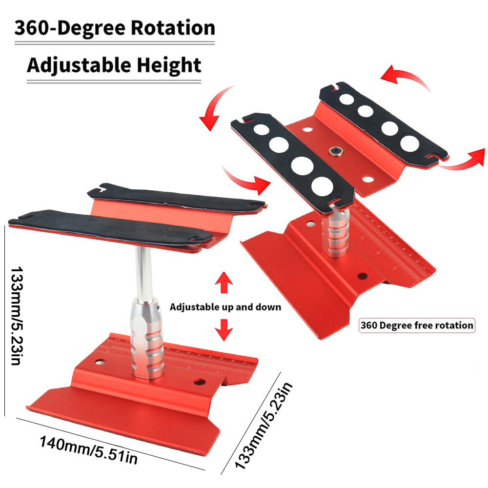 Work Stand Repair Workstation For 1/8 1/10 Scale Rc Cars With Screws Tray