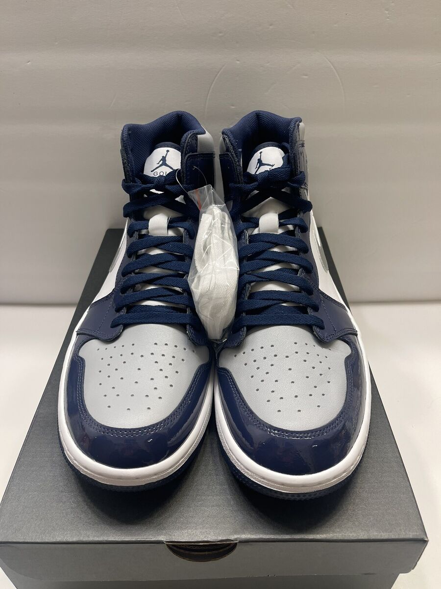 Nike Air Jordan 1 High OG Patent Midnight Navy Men's Size Nike Air Jordan 1 High OG Patent Midnight Navy Men's Size