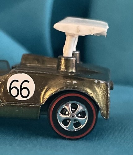 Vintage 1968 Hot Wheels Redline CHAPARRAL 2G Olive Green #66 1:64 Scale USA - Picture 7 of 10