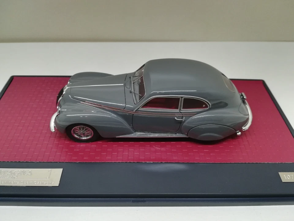 ALFA ROMEO 6C Berlinetta Sport Castagna - 1939 - MATRIX 1:43 Lim.Ed. - Immagine 4 di 4