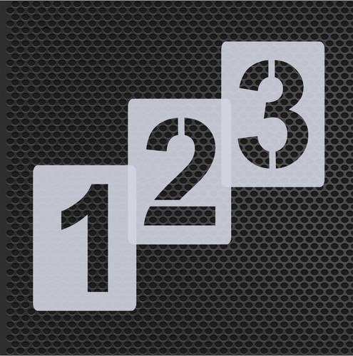 ShirtInStyle Bootsaufkleber Schwarz - Bootsnummern Set 2 Stück 12cm