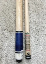 IN STOCK, McDermott G230 Pool Cue w/ G-Core, Wrapless, FREE HARD CASE (blue)