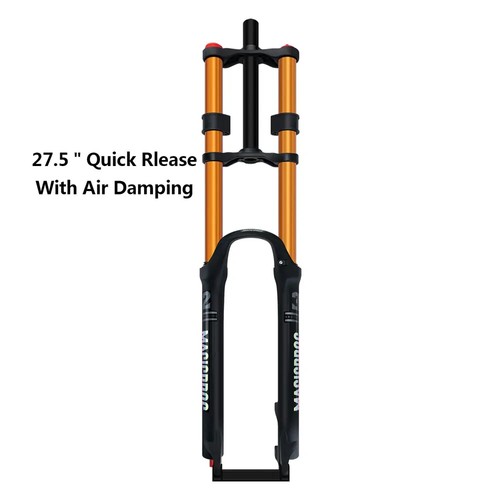 26 27.5 29 Inch Double Crown Air Suspension Fork Thru Axle Mountain Bicycle Fork - Picture 39 of 44